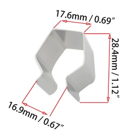 20 Pack Window Screen Clips Installer Clips Stainless Steel Screen Fixing Clip for Window Door (Silver)