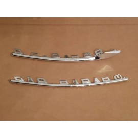 Aftermarket 2pc 2014-2017 ODYSSEY Front Bumper Lower Fog Grille PASSENGER Chrome Trim NEW