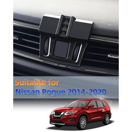 Car Phone Mount for Nissan Rogue 2014-2017 2018 2019 2020 Accessories Custom Air Vent Car Phone Holder Magnetic 15W Fast Wireless Charger Hands Free 360° Rotation Cell Phone Automobile Cradles