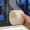 Transparent Window Weather Sealing Tape, 2Inch x 65.6FT, Window Air
