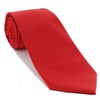 Michelsons of London Plain Wedding Tie & Pocket Square Set