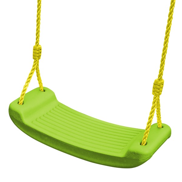Swing-N-Slide WS 4869 Contoured Rigid Plastic Toddler & Child Seat with Rope, Green