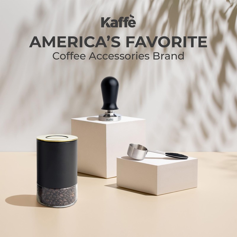 Kaffe Glass Coffee Canister (8oz) w/Airtight Lid - Click to