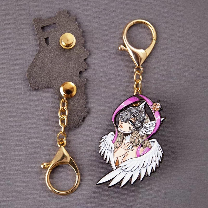 Lakymisy Badge Parts, Can Keychain, Set of 5, Pin Badge,