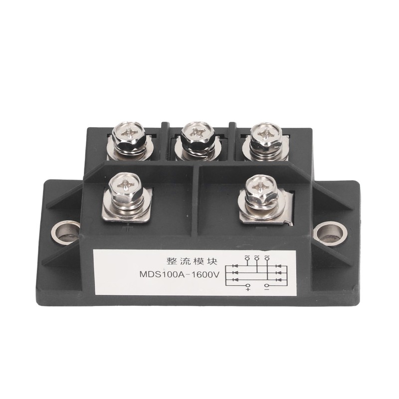 100A 1600V Bridge Rectifier Brass Plate Heat Dissipation 3 Phase