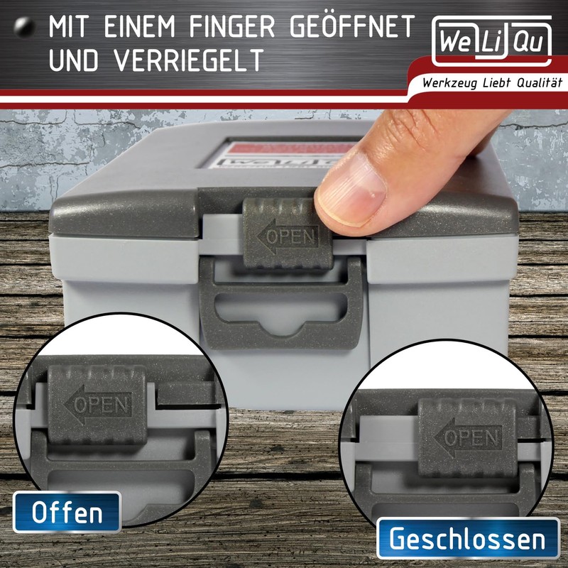 WELIQU Precision Drill Bit Set Made of HSS-E M35 Cobalt