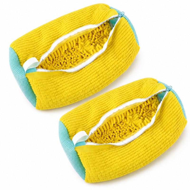 2pcs Shoe Washing Machine Bag – Protective Laundry Bag with
