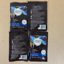 Herbal Essences bio:renew Hydrate Coconut Milk Sulfate Free Hair Masks 4 Masks