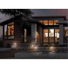 Lunartec Solar Garden Lantern: Solar LED Standing Lantern with Flame