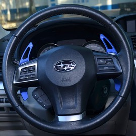 EVOGEAR SUBARU APPLICATION Paddle Shift Cover for Subaru Paddle Shift Revolug Outback Forester Impreza XV S4 (Blue)
