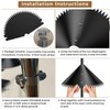 CozyCove Squirrel Baffle for Bird Feeder Pole Squirrel Proof, Spiked