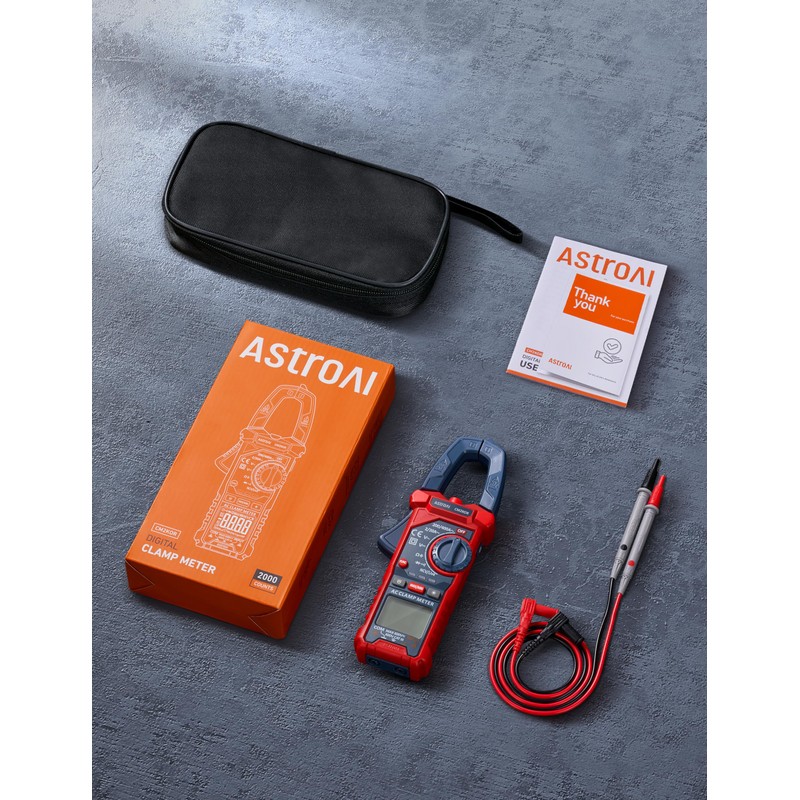 AstroAI Clamp Meter 2000 Count Tester Digital Tester Circuit Tester