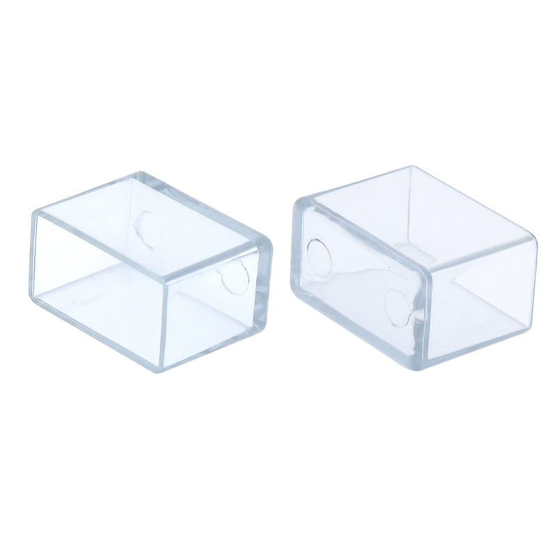 Flyshop 12 x PVC Chair Leg Caps Scratch Resistant Rectangular