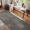 Lahome Striped Easy Jute Washable Runner Rug, Carpet Runners for