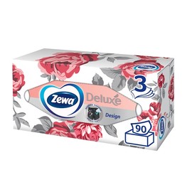 Zewa Deluxe Design Tissues 90pcs