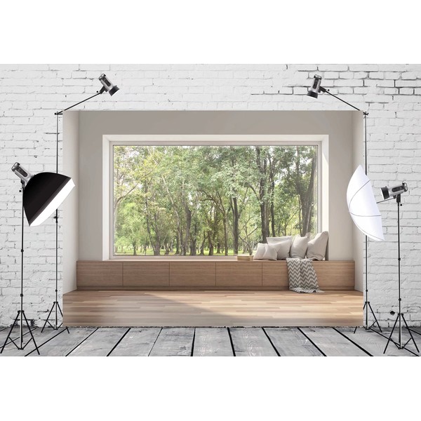 CORFOTO Fabric 9x6ft Modern Backdrop Theme Photography Simple and Elegant