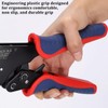 Wowlela Wire Ferrule Crimping Tool, 0.08-16mm² Hexagonal Ferrule Crimping Tool,