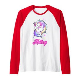 Adley Merch Unicorn Design Raglan Baseball Tee