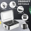 Umigy 8 Pcs Stainless Steel Food Containers Metal Bento Lunch