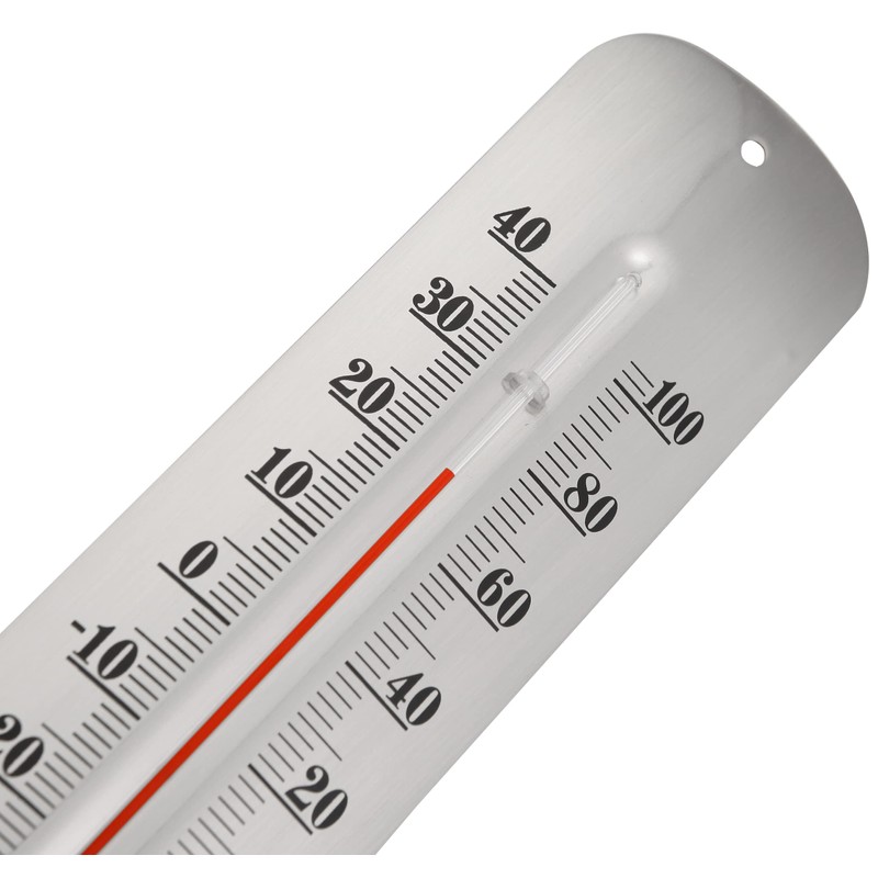TERMOFLY 12.2 Large Numbers Premium Steel Outdoor/Indoor Thermometer Waterproof Vintage