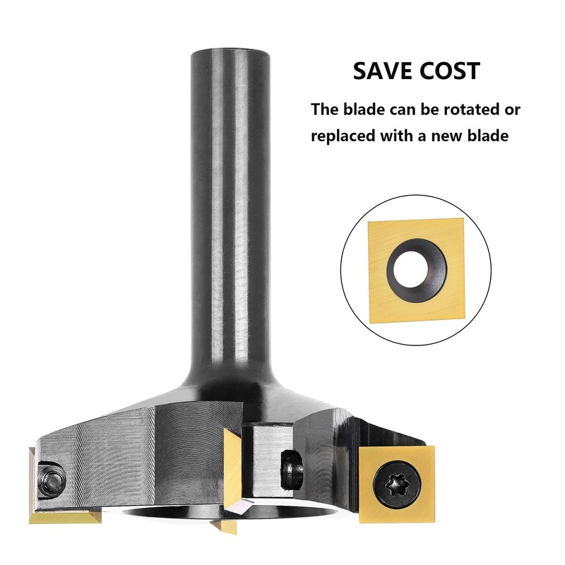 SpeTool CNC Spoilboard Surfacing Router Bit 1/2" Shank 2-1/2" Cutting