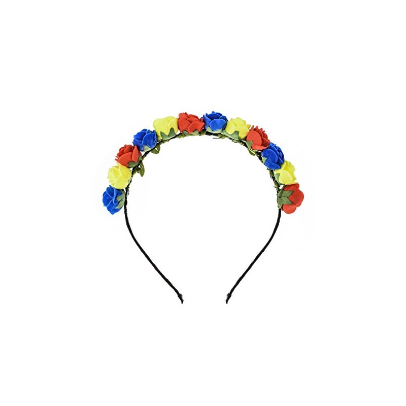 Love Sweety BOHO Floral Crown Rose Flower Headband Hair Wreath
