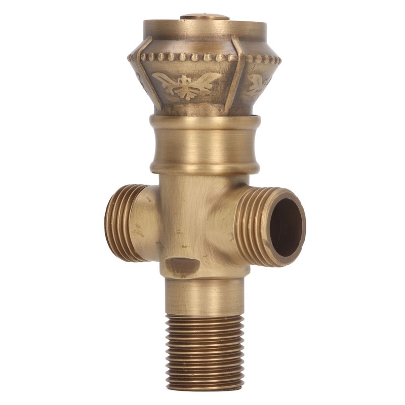 Angle Valve European Antique Style Cold Hot Water Faucet Turn