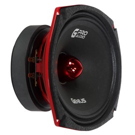 Genius MR69BP 6X9 Midange Speaker Whit Bullet Plastic - 1.5" Vc 800 Watts - 400 Watts Max - 4 Ohm, Magnet Ferrite.