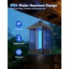 Bug Zapper Indoor & Outdoor with Auto Smart Light Sensor,