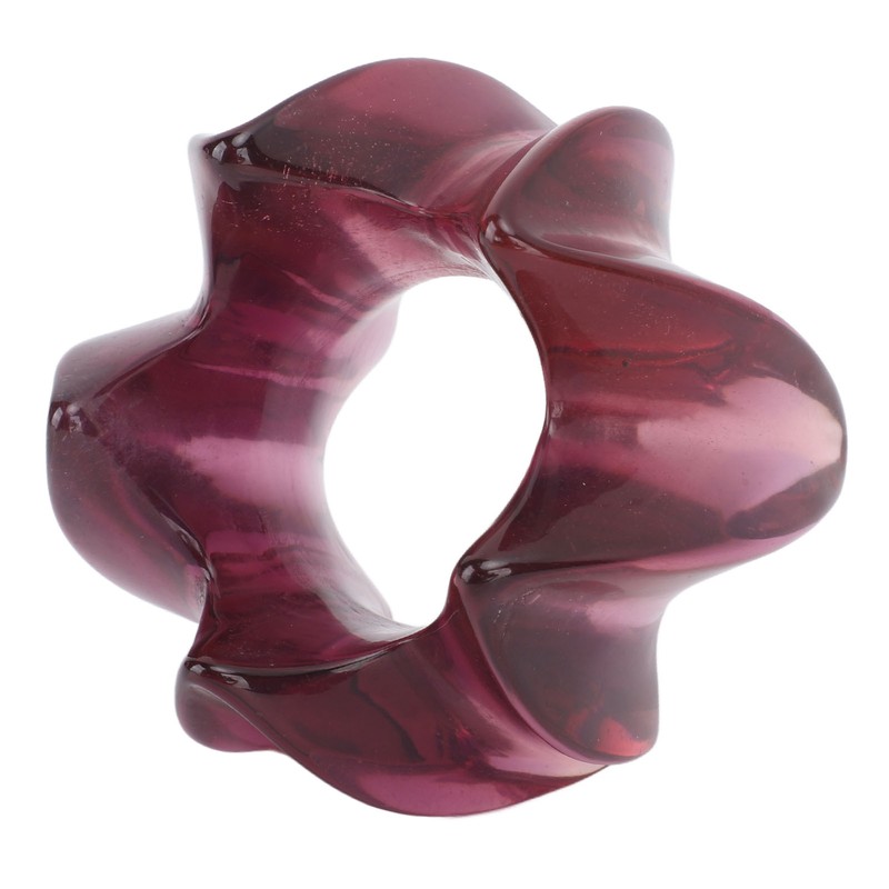 Resin Massage Ring Lotus Shaped Reduce Muscle Fatigue Facial Gua