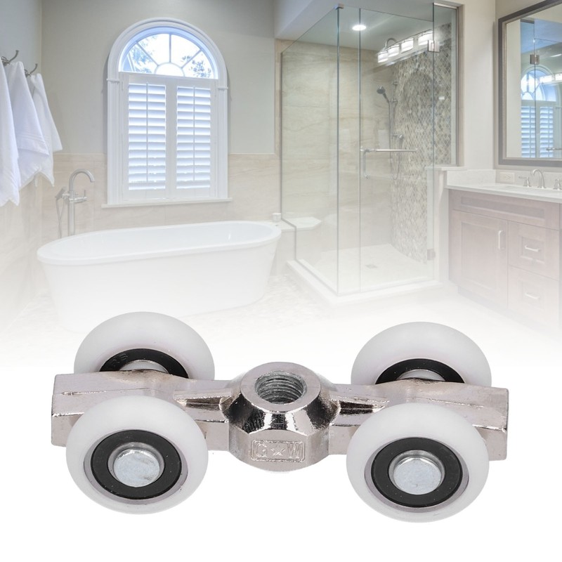 Shower Door Sliding Wheel Suspension Outer Pulley Roller Replacement Accessories
