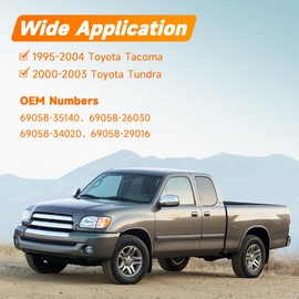 Kekadmai Fuel Door Lock Cylinder with 2 Keys Compatible with 1995-2004 Toyota Tacoma & 2000-2003 Toyota Tundra, Fuel Filler Lid Door Gas Lock Cylinder Replaces OEM # 69058-35140, 69058-29016