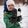 JAN & JUL Waterproof Mittens for Toddler Kids Insulated Stay-On