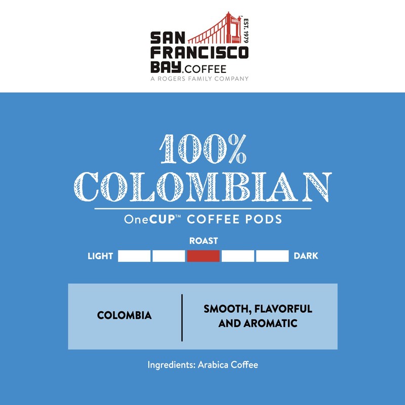 San Francisco Bay Compostable Coffee Pods - 100% Colombian (80