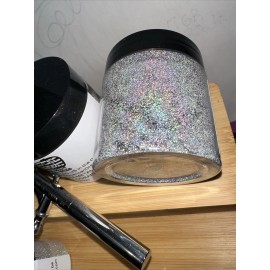 American dream Custom paint Silver Holographic Metal Flake .025” Large , Premium CUSTOM PAINT Lowrider 2 Oz