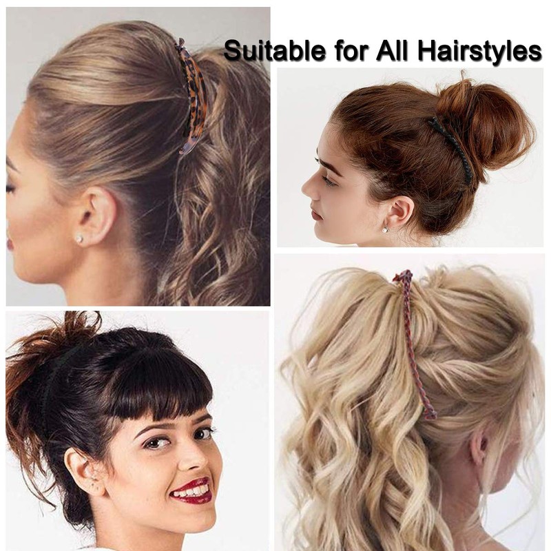 Banana Hair Clips Vintage Clincher Combs Tools for Curly Thick