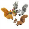Hehglng Grey 30cm Simulation Plush Squirrel Squirrel Stuffed Animals Plush