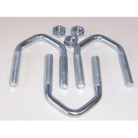 1.75" V Bolt and Nuts | Bolts U/J Fasteners Hardware 10 Pcs - D4302