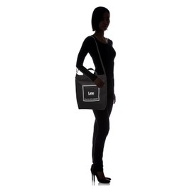 Elf 320-1351 2-Way Tote Medium Size Canvas, Lightweight, Large Capacity, For School, Work, Leisure Town, Black