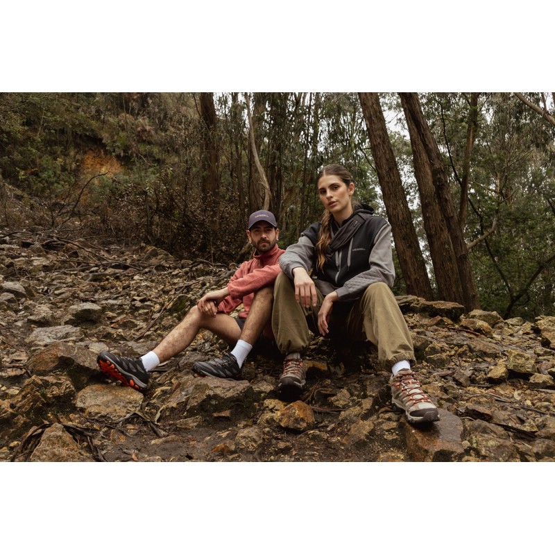 Merrell Recycled Cushion Crew Sock 6 Pair Pack, Black, Small