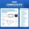 SWIMLINE HYDROTOOLS Standard Wide Mouth Above Ground Pool Skimmer Kit