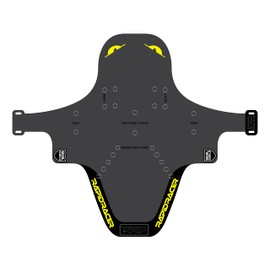 RRP Unisex's Enduro Mudguard, Black/Yellow, One Size
