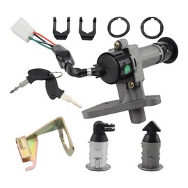 ABCERRSI 4 Wire Ignition Switch Key Set Compatible with 50cc 70cc 90cc 125cc 150cc 200cc GY6 Taotao Jonway Roketa Scooter Moped ATV Motorcycle