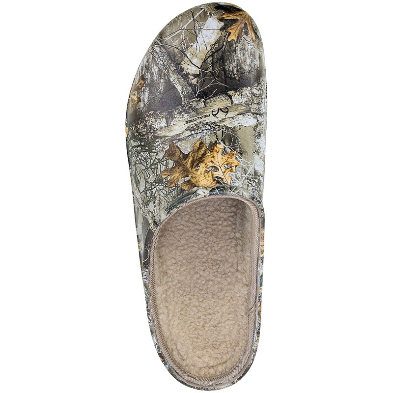 Realtree Men’s Camouflage Molded Clog with Lining, Size 10 Camo