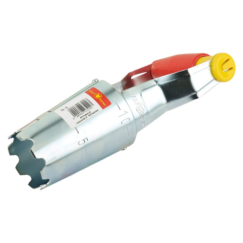 WOLF-Garten FHN Bulb Planter Fixed Hand Tool, Red, 38x2.5x1.7 cm