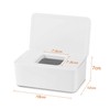 Tusenpy Wet Wipes Box with Lid, Dustproof Tissue Box, Napkins