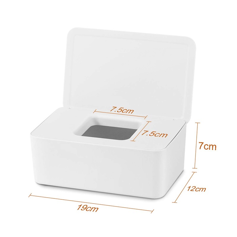 Tusenpy Wet Wipes Box with Lid, Dustproof Tissue Box, Napkins