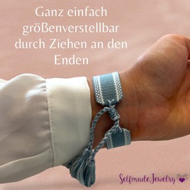 Selfmade Jewelry Women's Fabric Woven Bracelet Boho Bracelet Women's Gift Mother's Day Christmas Small Gifts Women, Fabric, No