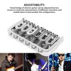 Electric Guitar Fixed Bridge Metal Adjustable Professional Guitar Fixed Bridge