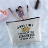 Coworker Leaving Gifts for Women Zipper Travel Makeup Bag Good